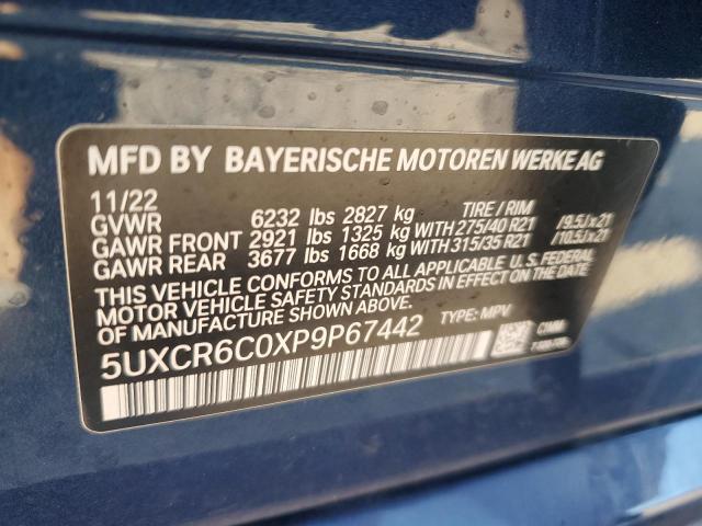 VIN 5UXCR6C0XP9P67442 2023 BMW X5, Xdrive40I no.14