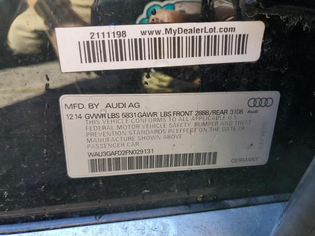 2015 AUDI A8 L QUATT - WAU3GAFD2FN029131