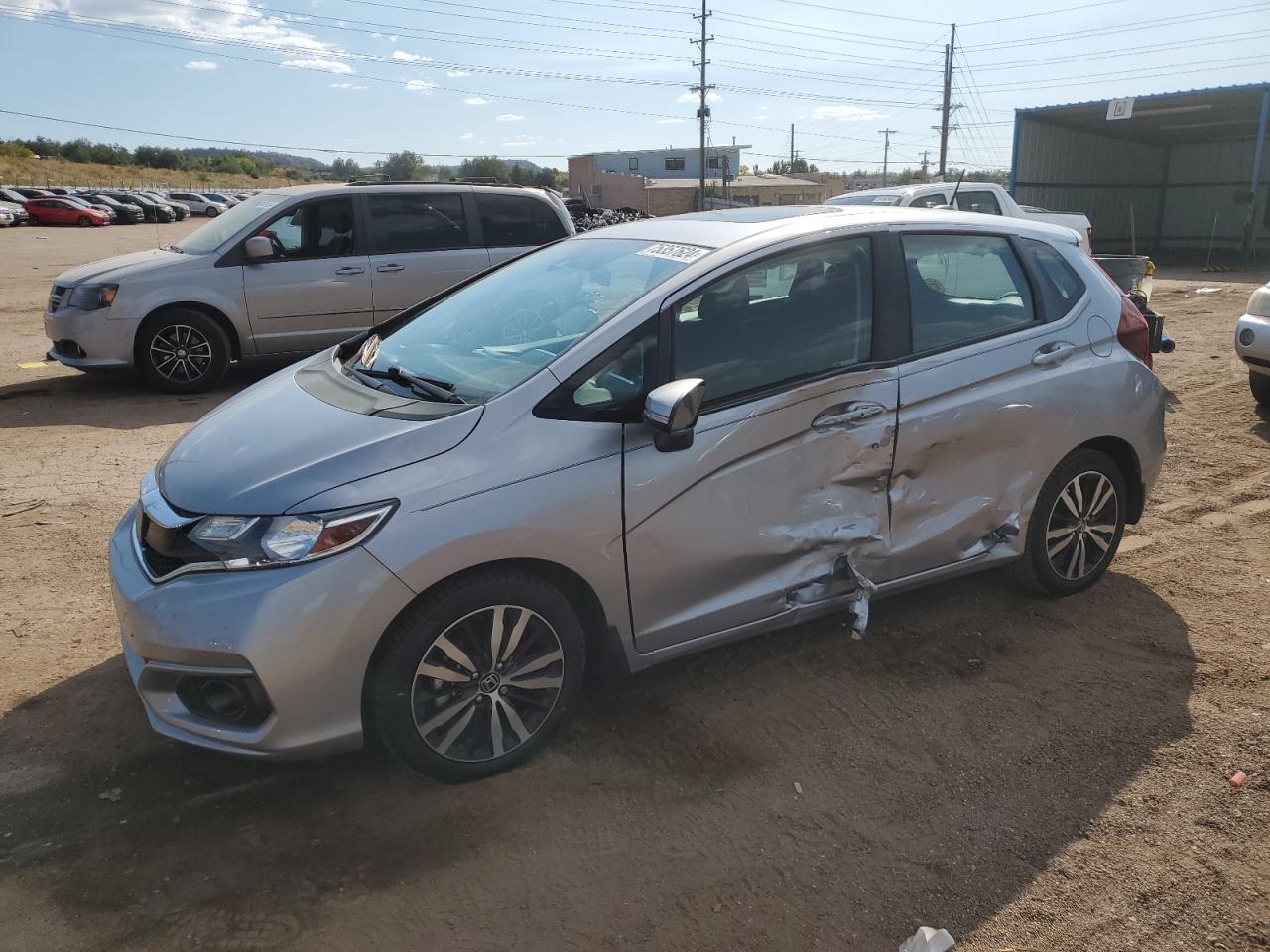 Lot #2919413318 2019 HONDA FIT EX