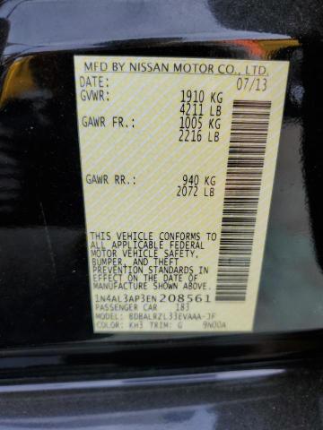 VIN 1N4AL3AP3EN208561 2014 Nissan Altima, 2.5 no.12