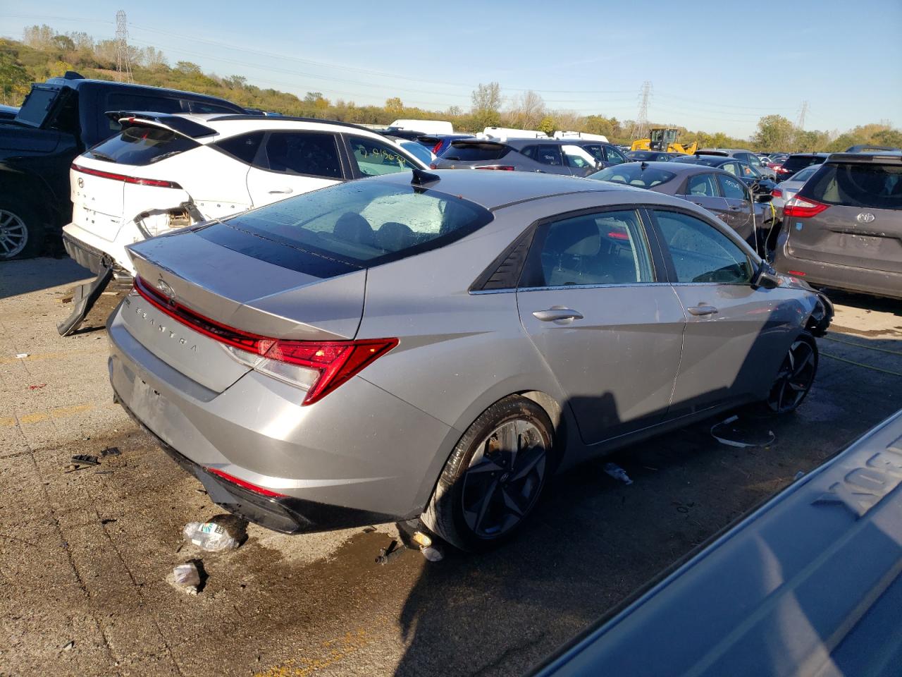 Lot #2947571752 2021 HYUNDAI ELANTRA SE