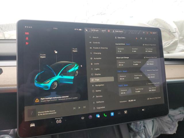 2021 TESLA MODEL 3 - 5YJ3E1EA2MF090667