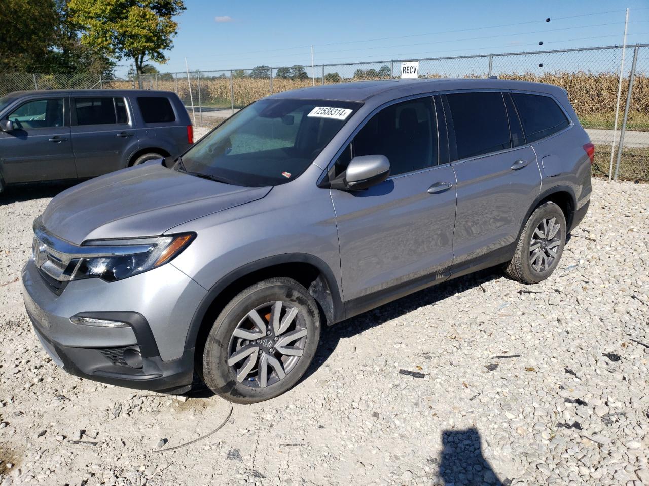 Lot #2886083242 2021 HONDA PILOT EXL