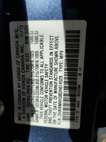 VIN 2HKRM4H38DH614529 2013 Honda CR-V, LX no.13