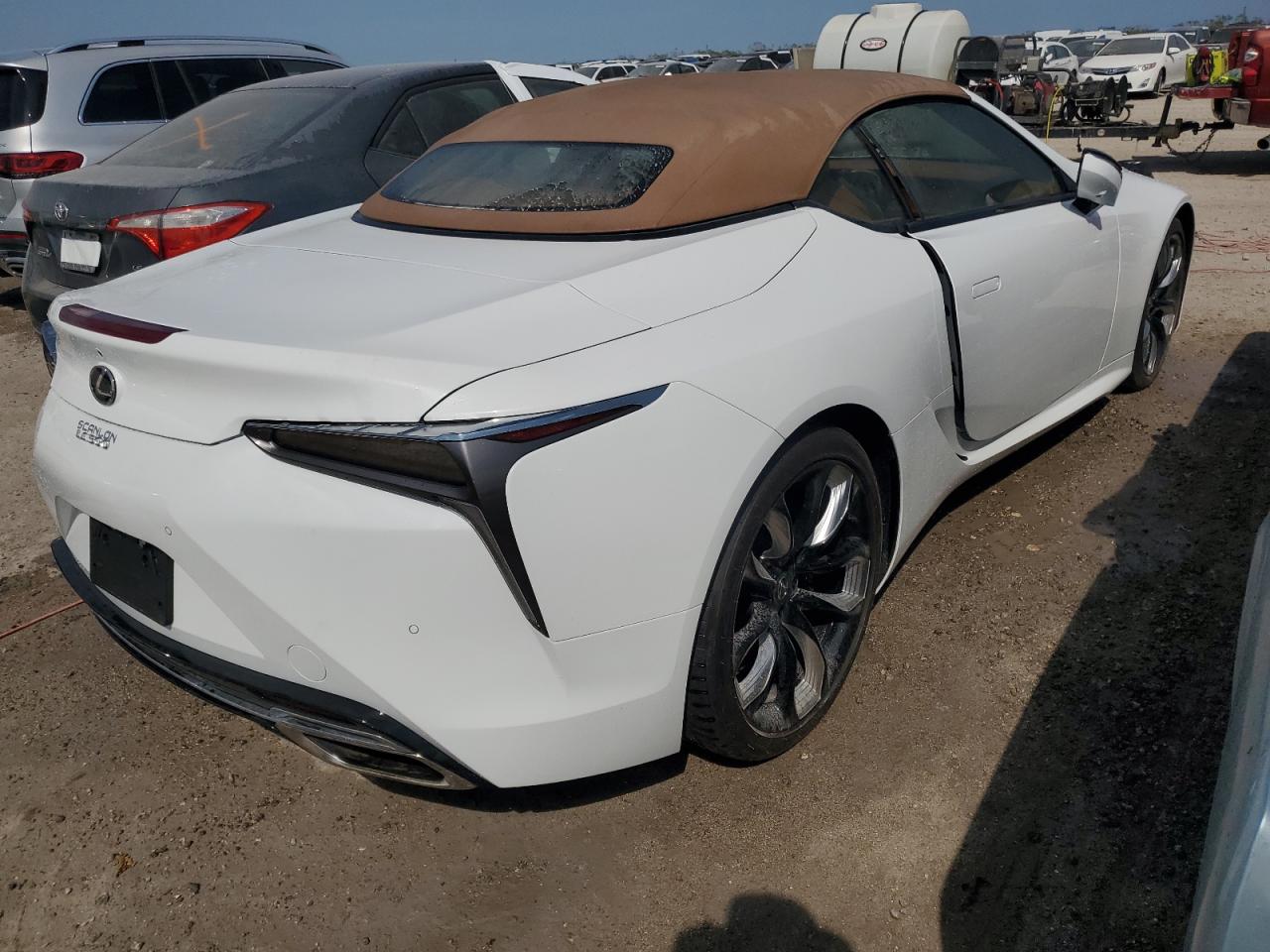 LEXUS LC 500 2024 white  gas JTHMPAAY1RA108771 photo #4