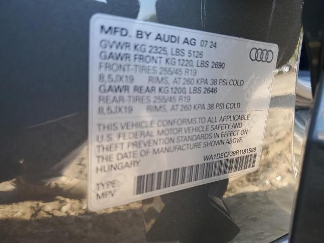 2024 AUDI Q3 PREMIUM - WA1DECF39R1181588