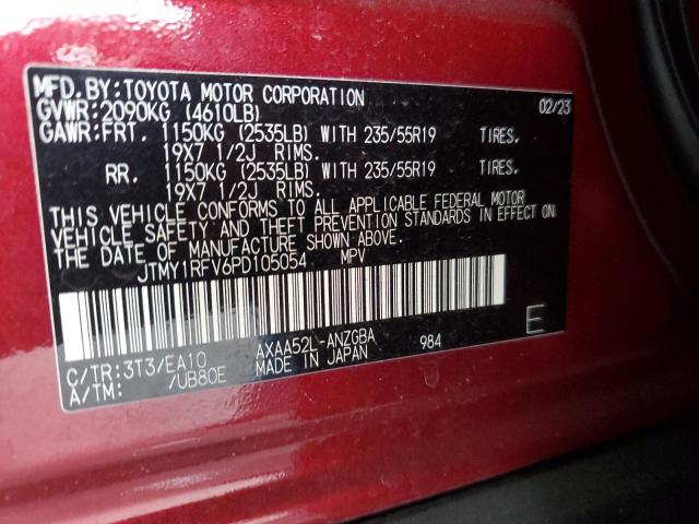 2023 TOYOTA RAV4 LIMIT - JTMY1RFV6PD105054