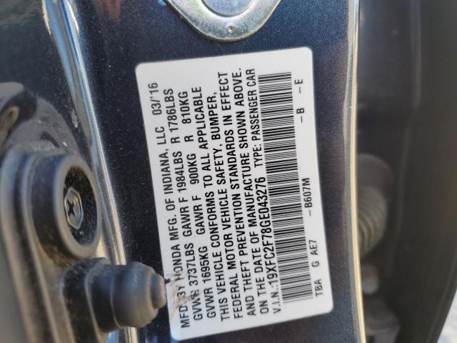 2016 HONDA CIVIC EX - 19XFC2F78GE043276