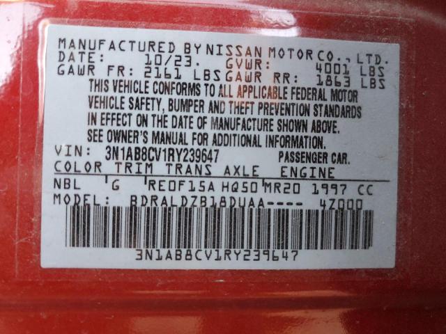 2024 NISSAN SENTRA SV - 3N1AB8CV1RY239647