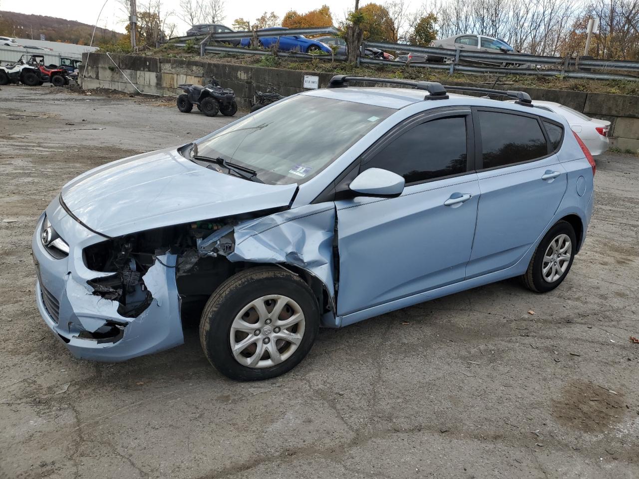 Lot #2996556598 2013 HYUNDAI ACCENT GLS