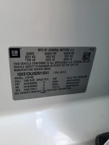 2016 GMC YUKON DENA - 1GKS1CKJ0GR210041