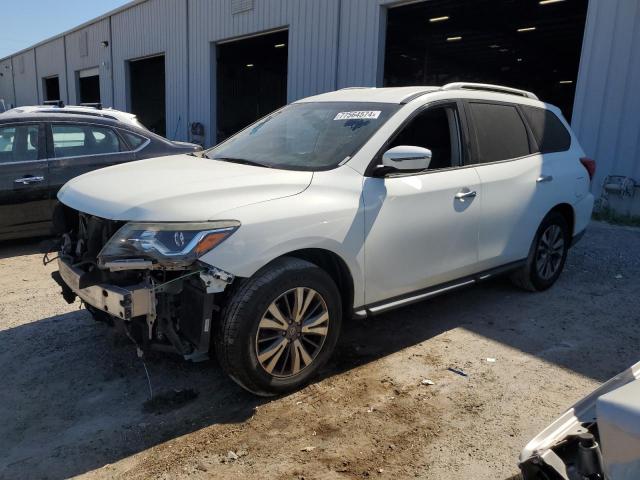 NISSAN PATHFINDER 2017 white  gas 5N1DR2MN3HC652660 photo #1