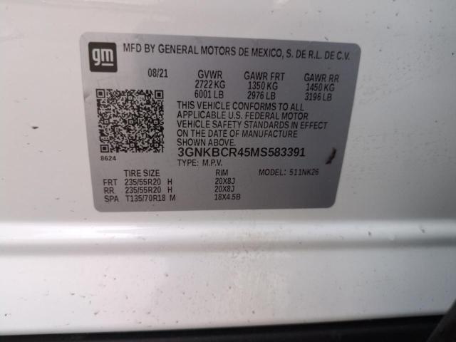 2021 CHEVROLET BLAZER 2LT - 3GNKBCR45MS583391