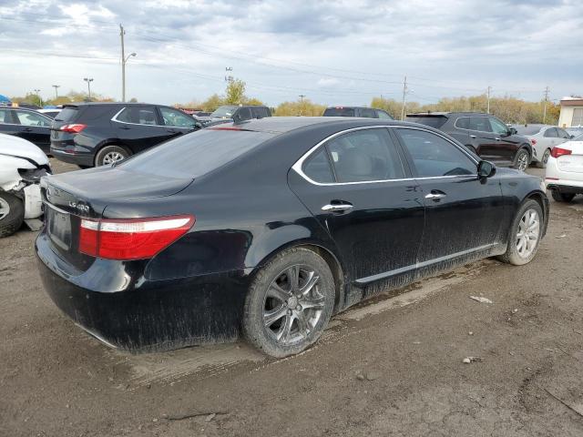 LEXUS LS 460 2008 black sedan 4d gas JTHBL46F585071811 photo #4