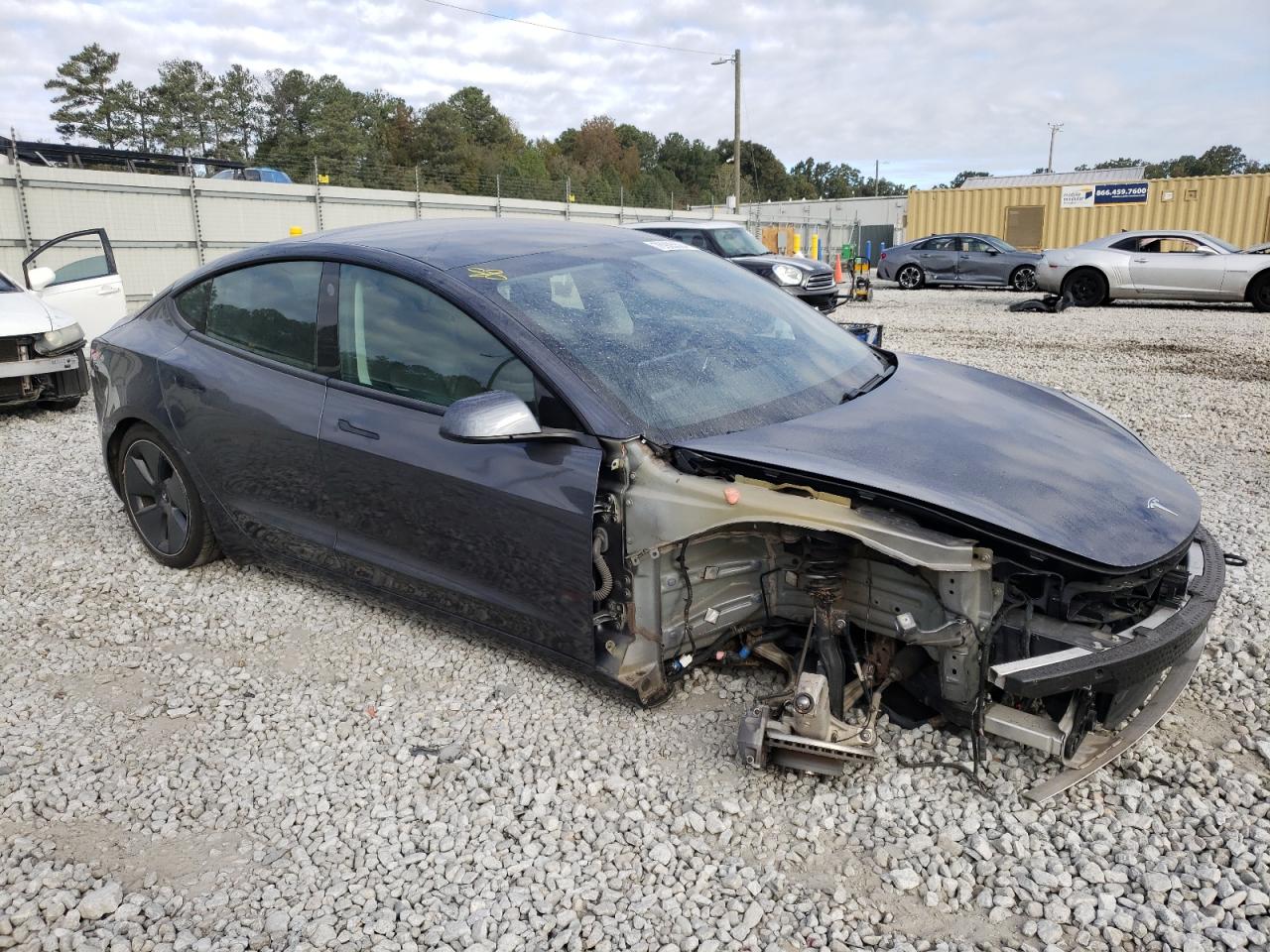 Lot #3006504146 2021 TESLA MODEL 3