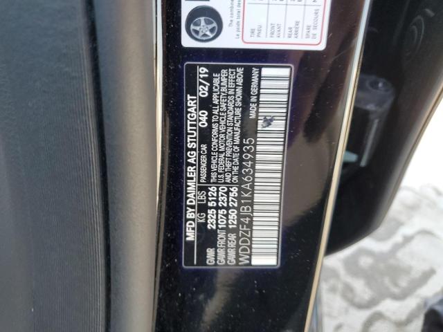 VIN WDDZF4JB1KA634935 2019 MERCEDES-BENZ E-CLASS no.12