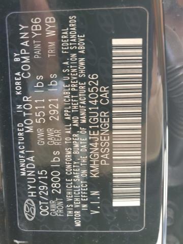 2016 HYUNDAI GENESIS 3. - KMHGN4JE1GU140526