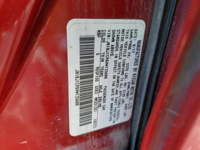 2017 NISSAN ROGUE SPOR - JN1BJ1CR6HW133489