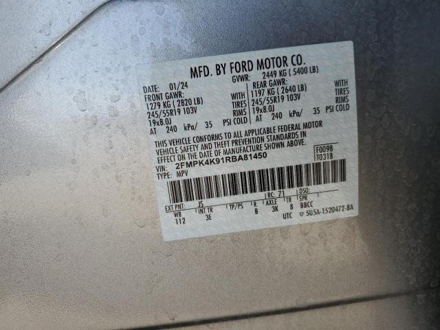 2024 FORD EDGE TITAN - 2FMPK4K91RBA81450