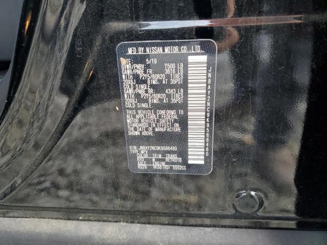 2019 NISSAN ARMADA SV - JN8AY2NC9K9588480