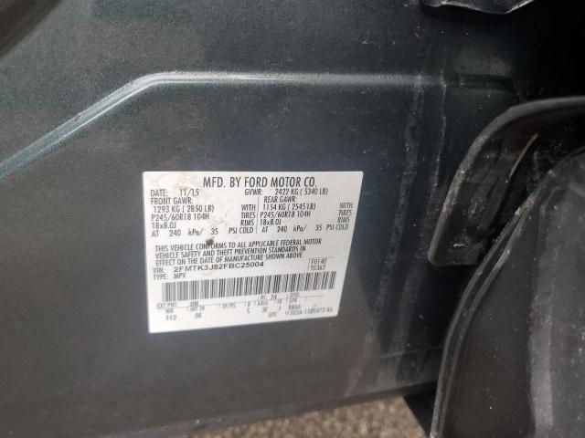 2015 FORD EDGE SEL - 2FMTK3J82FBC25004