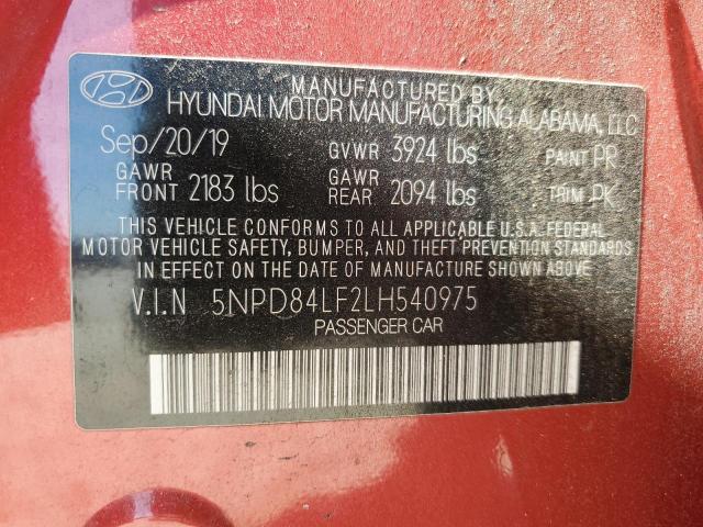 2020 HYUNDAI ELANTRA SE - 5NPD84LF2LH540975