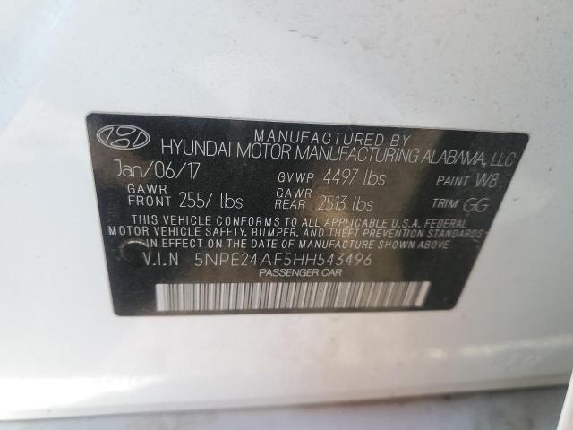 2017 HYUNDAI SONATA SE - 5NPE24AF5HH543496