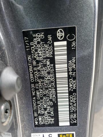 VIN JTDKBRFU4J3057674 2018 Toyota Prius no.12