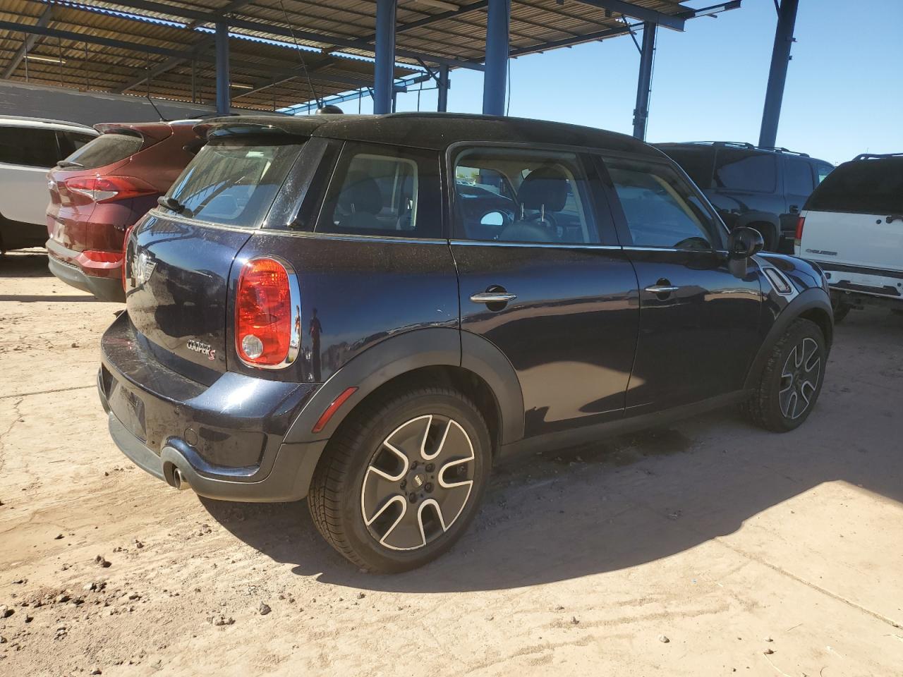 MINI COOPER S C 2011 blue  gas WMWZC3C53BWH97545 photo #4