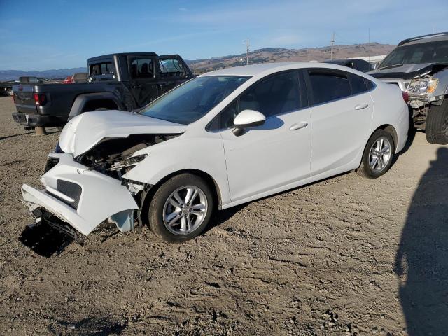 CHEVROLET CRUZE LT 2018 white  gas 1G1BE5SM5J7113046 photo #1