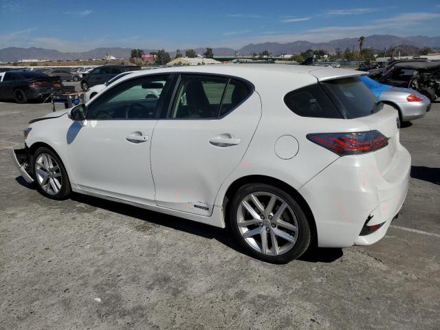 LEXUS CT 200 2014 white  hybrid engine JTHKD5BH3E2206937 photo #3