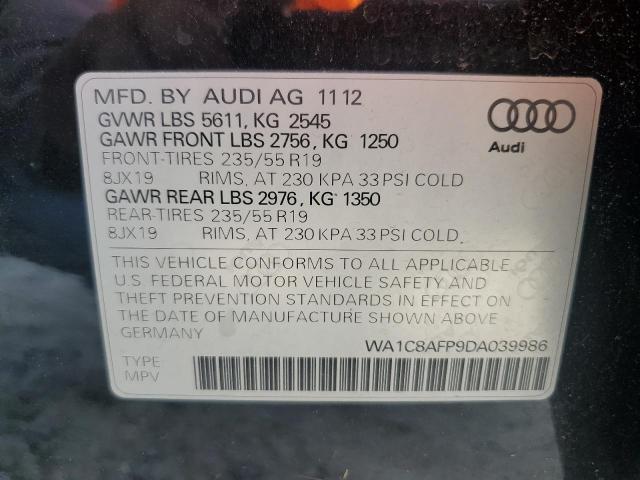 VIN WA1C8AFP9DA039986 2013 Audi Q5, Premium Hybrid no.13