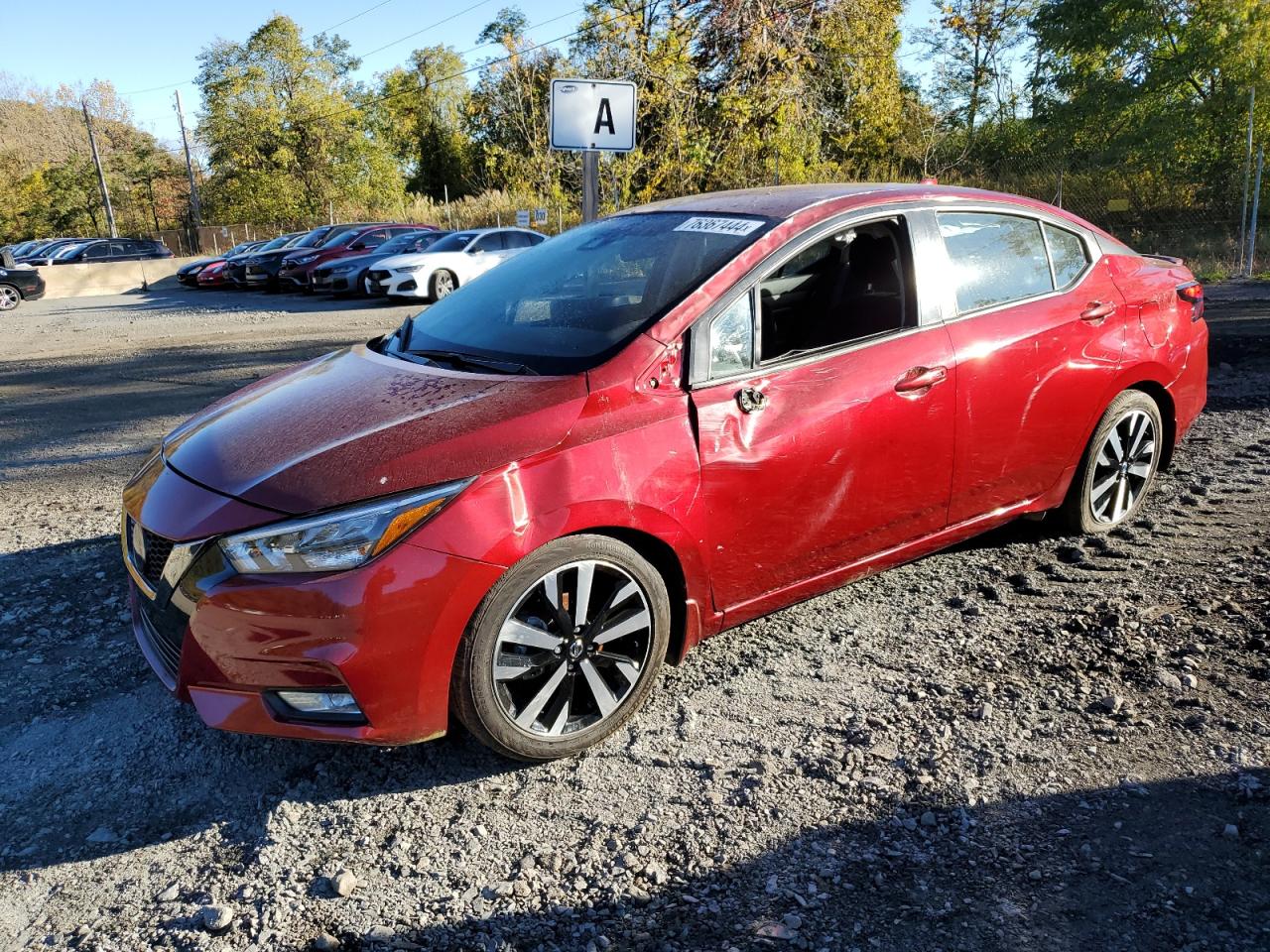 Lot #2923652596 2021 NISSAN VERSA SR