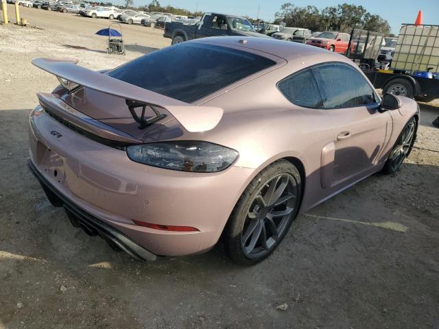 PORSCHE CAYMAN GT4 2022 pink  gas WP0AC2A8XNS275706 photo #4