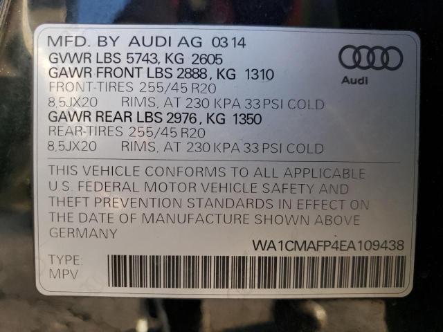 VIN WA1CMAFP4EA109438 2014 Audi Q5, Tdi Premium Plus no.13