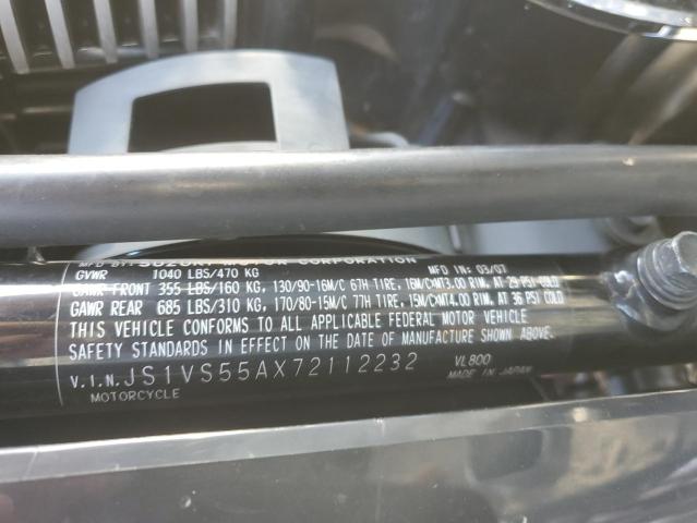 2007 SUZUKI VL800 - JS1VS55AX72112232