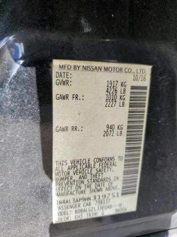 2017 NISSAN ALTIMA 2.5 - 1N4AL3AP9HN319751