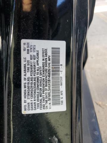 VIN 5FNRL5H6XGB146826 2016 Honda Odyssey, Exl no.12