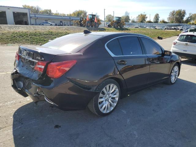 ACURA RLX ADVANC 2014 burgundy sedan 4d gas JH4KC1F91EC003294 photo #4