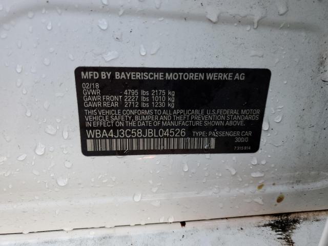 2018 BMW 430XI GRAN - WBA4J3C58JBL04526