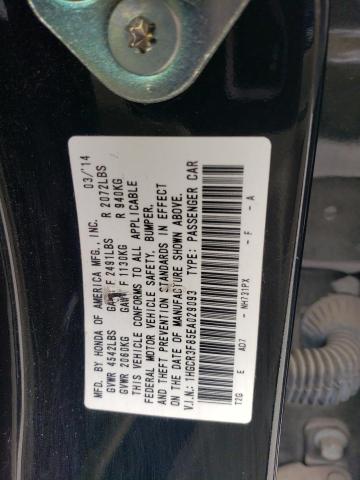 VIN 1HGCR3F85EA029093 2014 Honda Accord, Exl no.12