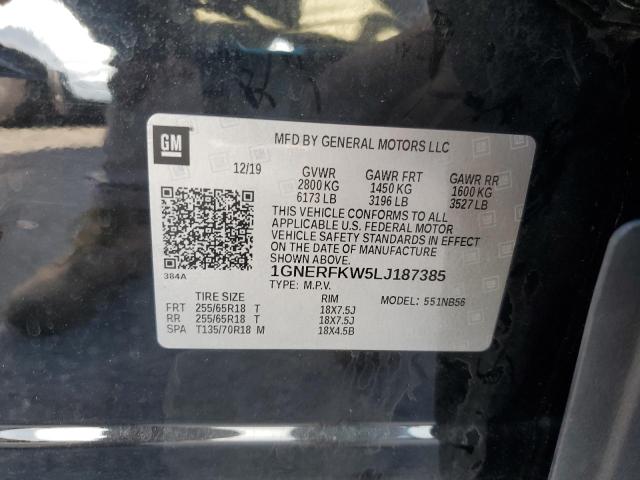 2020 CHEVROLET TRAVERSE L - 1GNERFKW5LJ187385