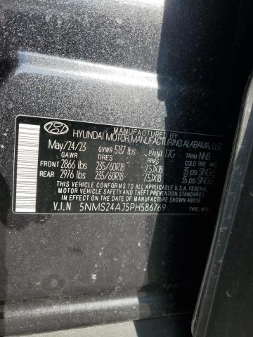 VIN 5NMS24AJ5PH586769 2023 HYUNDAI SANTA FE no.14