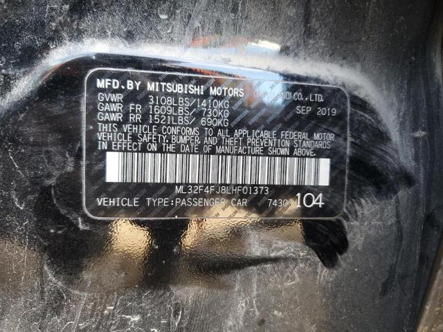 2020 MITSUBISHI MIRAGE G4 - ML32F4FJ8LHF01373