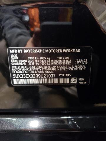 VIN 5UX33EX02R9U21037 2024 BMW X6 no.13