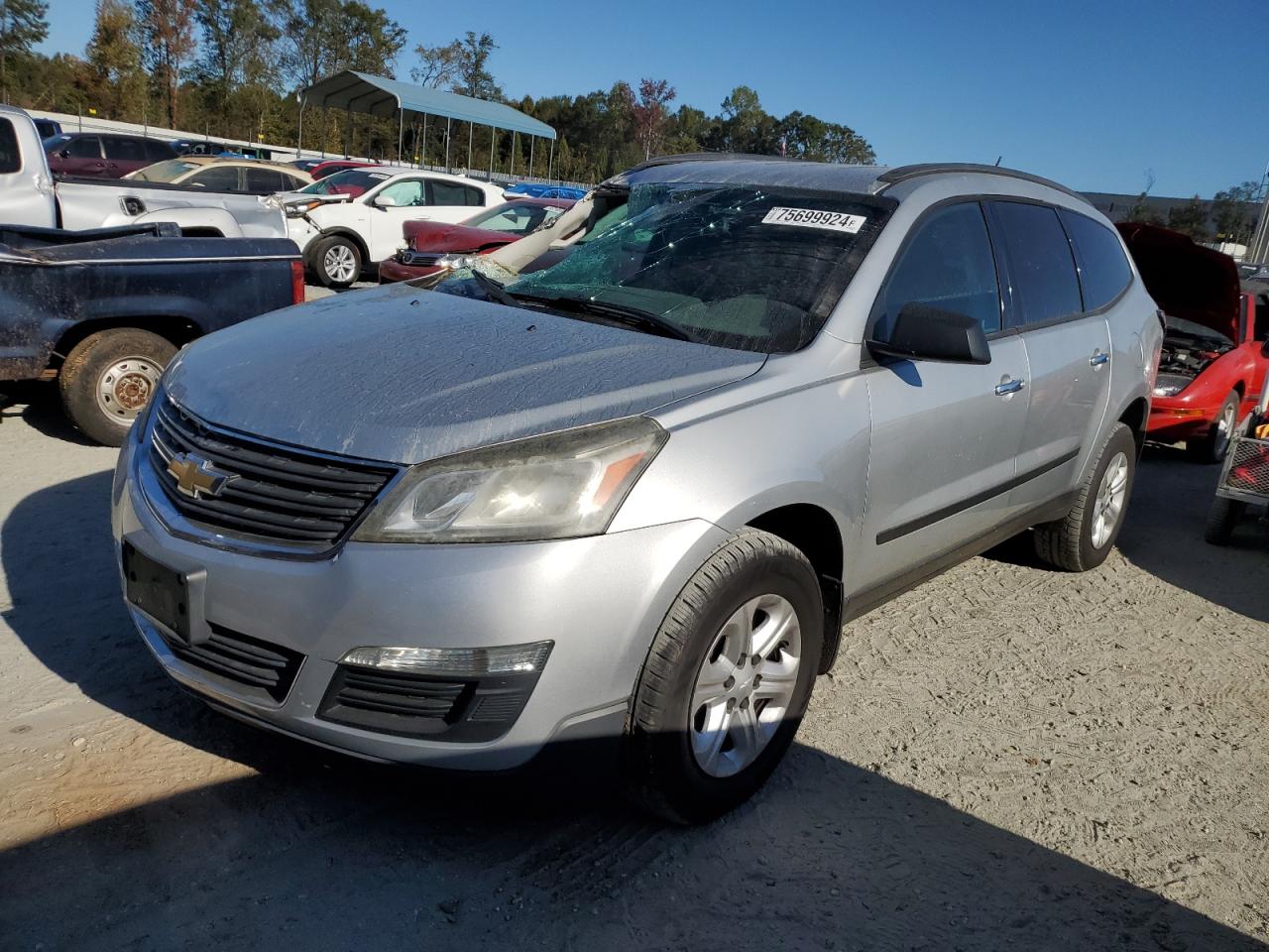 Lot #2952926779 2014 CHEVROLET TRAVERSE L