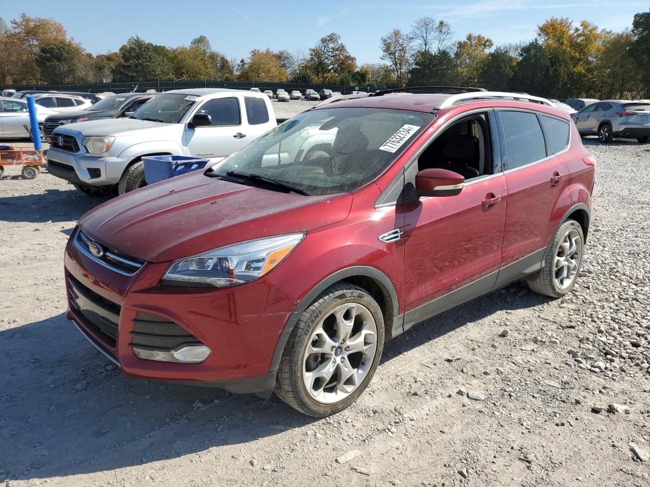 Lot #3024236884 2013 FORD ESCAPE TIT