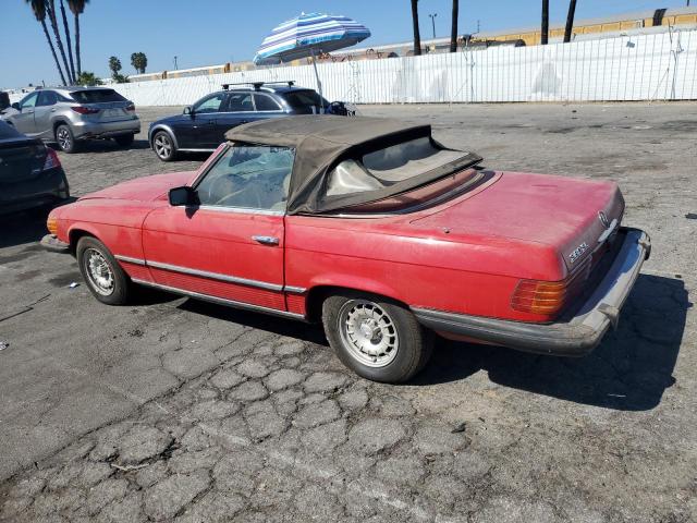 MERCEDES-BENZ 380 SL 1985 red  gas WDBBA45C9FA017476 photo #3