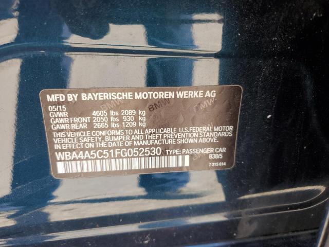 2015 BMW 428 I GRAN - WBA4A5C51FG052530
