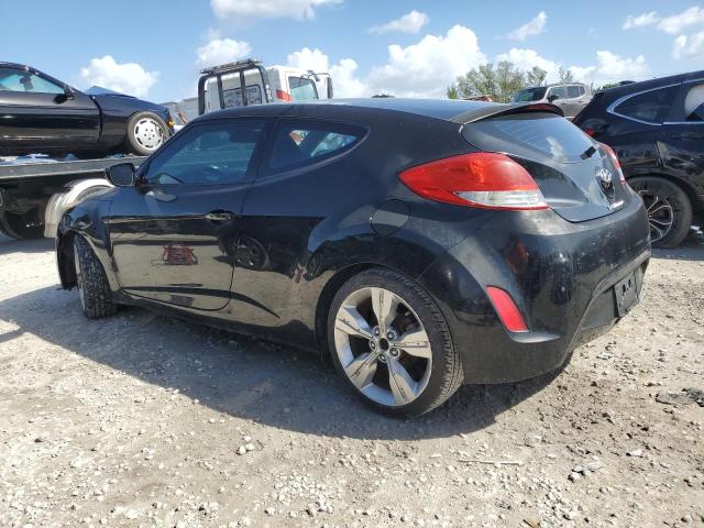 HYUNDAI VELOSTER 2013 black coupe 3d gas KMHTC6AD5DU165027 photo #3